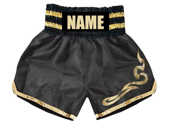 Short boxe anglaise Personnalisé : KNBSH-022-Or