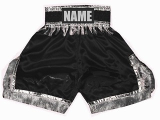 Custom Boxing Shorts : KNBSH-018-Black
