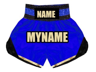 Custom Boxing Shorts : KNBSH-022-Blue