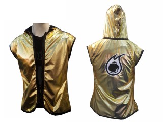 Customize Women Muay Thai Hoodies / Women Walk in Jacket : Gold