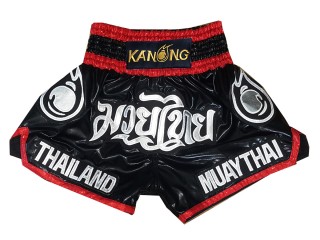 Kanong Kids Muay Thai Shorts : KNS-118-Black-K
