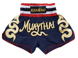 Kanong Kids Muay Thai Shorts : KNS-120-Navy-K