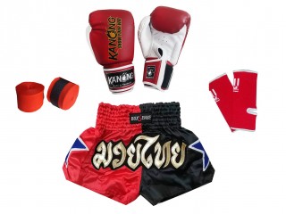 Complete Set Muay Thai for Kids : Red