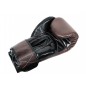 Kanong Real Leather Muay Thai Boxing Gloves : Brown/Black