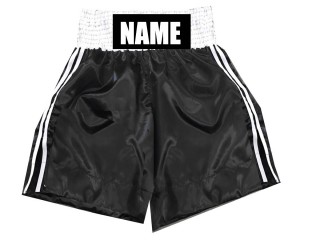Design Your Boxing Shorts : KNBSH-026-Black