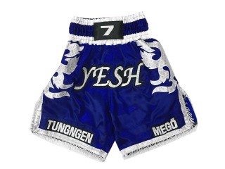 Customize Boxing Shorts : KNBXCUST-2033-Blue