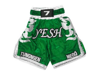 Customize Boxing Shorts : KNBXCUST-2033-Green