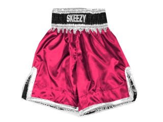 Customize Boxing Shorts : KNBXCUST-2034-DarkPink