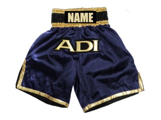 Customize Boxing Shorts : KNBXCUST-2036-navy