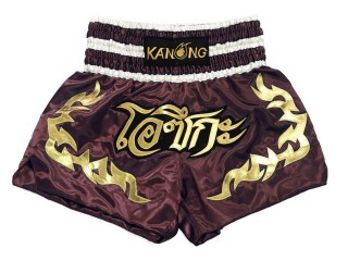 Custom Embroidery Muay thai Shorts : KNSCUST-1153