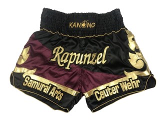 Custom Embroidery Muay thai Shorts : KNSCUST-1156