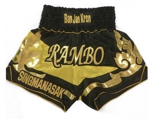 Custom Embroidery Muay thai Shorts : KNSCUST-1159