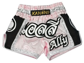 Custom Embroidery Muay thai Shorts : KNSCUST-1161