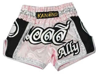 Custom Embroidery Muay thai Shorts : KNSCUST-1161