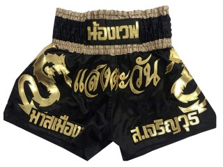 Custom Embroidery Muay thai Shorts : KNSCUST-1163