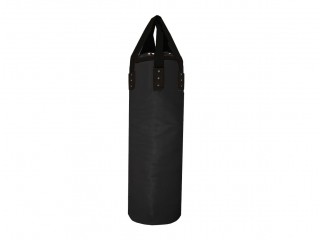 Customized Muay Thai Microfiber Heavy Bag (unfilled) : Black 150 cm