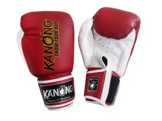 Kanong Kids Muay Thai Boxing Gloves : Red