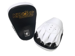 Kanong Boxing Semi Leather Punch Pads : Black