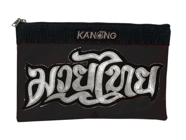 Kanong Fashion Clutch Bag : Black/Silver size A4