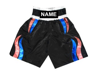 Custom Boxing Shorts : KNBSH-028-Black