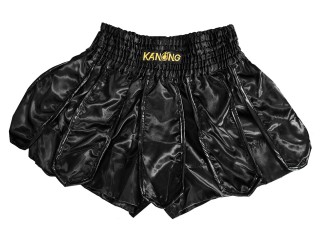 Kanong Muay Thai Skirt Shorts : KNS-139-Black