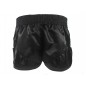 Kanong Woman Retro Muay Thai Shorts : KNSRTO-202-Black