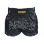 Kanong Retro Muay Thai Shorts : KNSRTO-206-Black